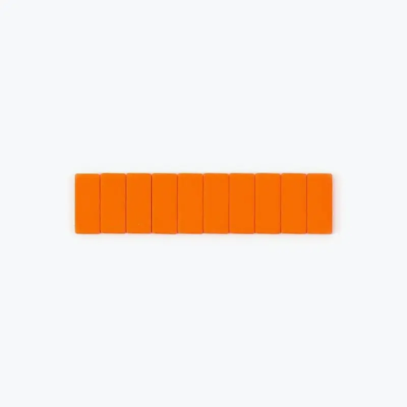 Palomino Blackwing - Replacement Erasers - 10 Pack - Orange 1