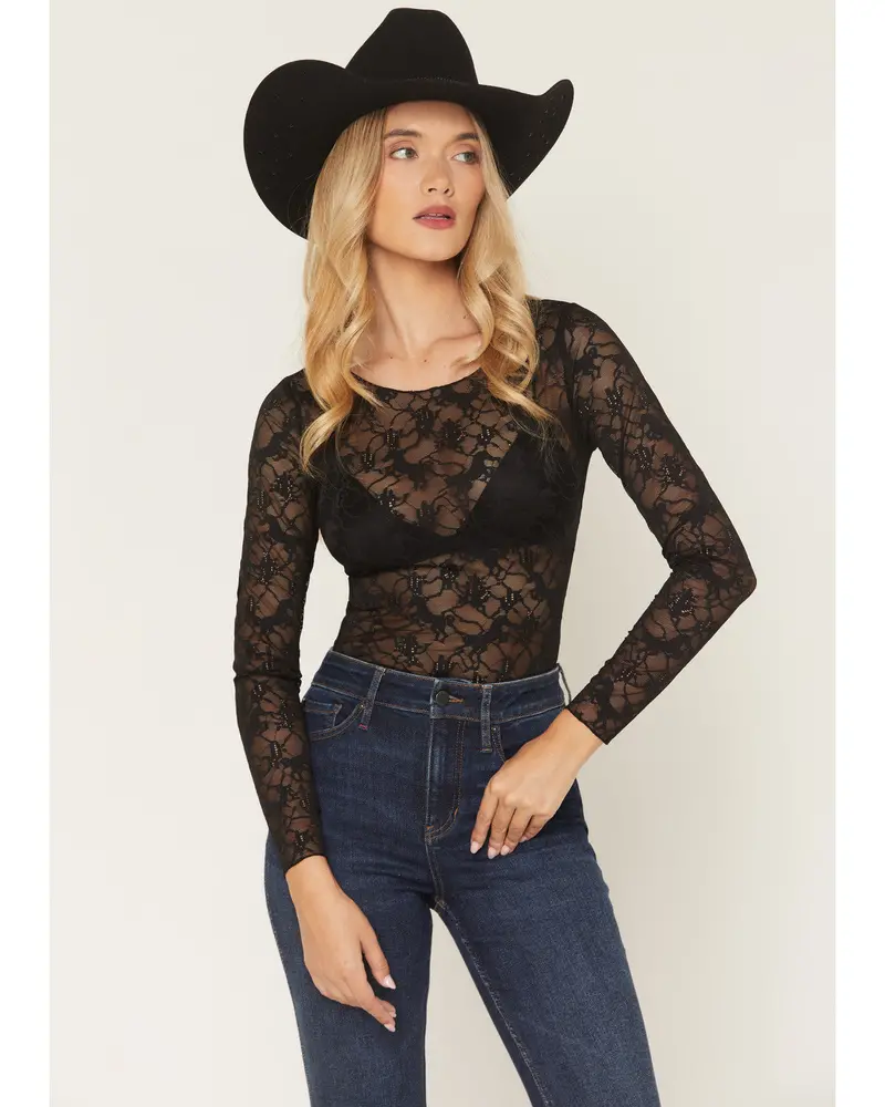Palomino Horse Lace Long Sleeve Shirt 1