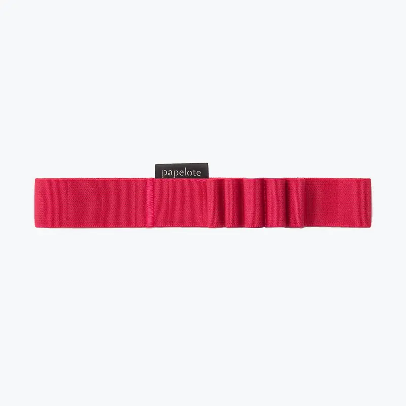 Papelote - Elastic Pen Strap - A4 - Crimson 1