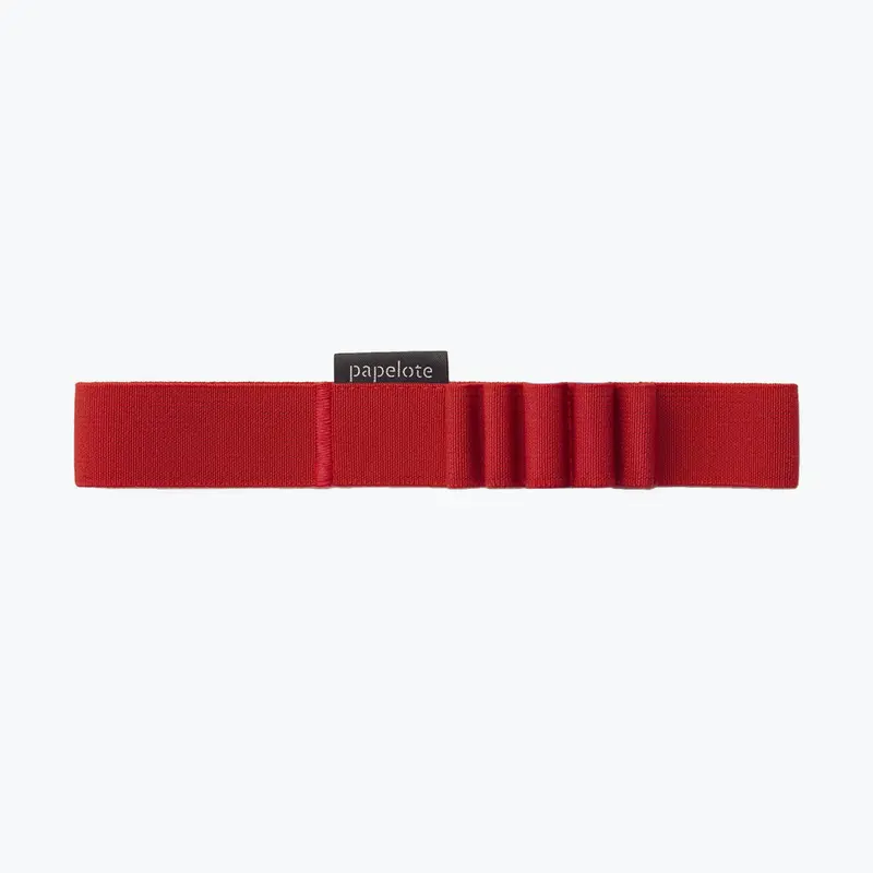Papelote - Elastic Pen Strap - A4 - Dark Red 1
