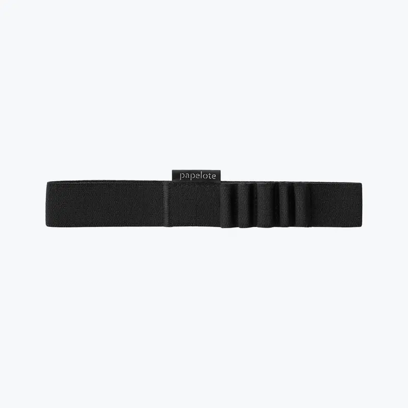 Papelote - Elastic Pen Strap - A5 - Black 1
