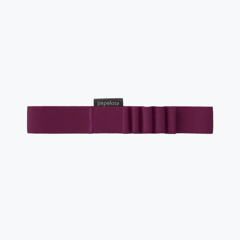 Papelote - Elastic Pen Strap - A5 - Burgundy 1