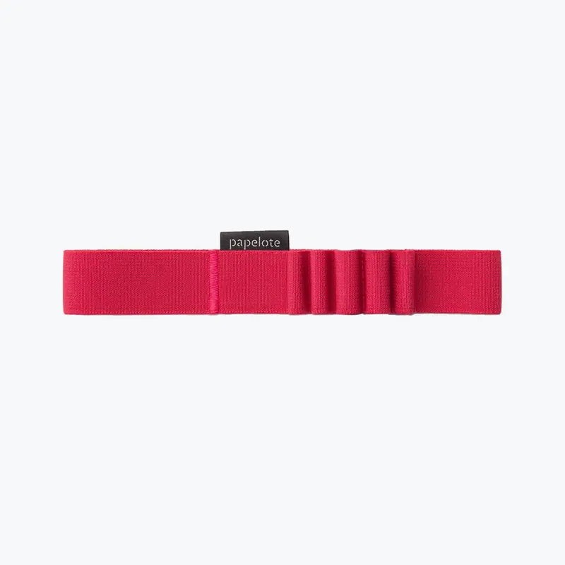 Papelote - Elastic Pen Strap - A5 - Crimson 1