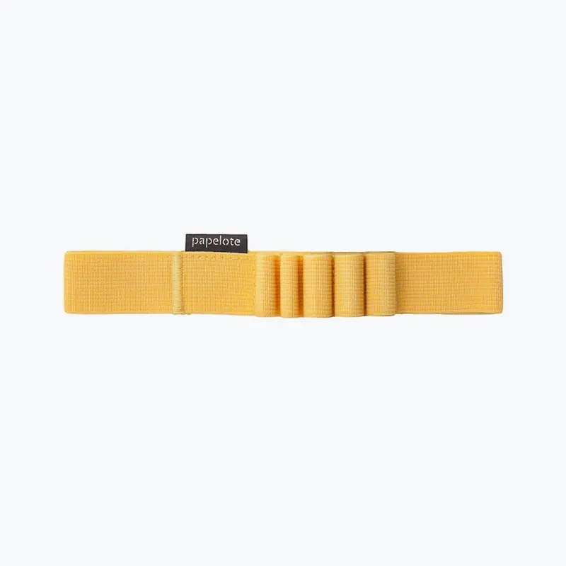 Papelote - Elastic Pen Strap - A5 - Yellow 1