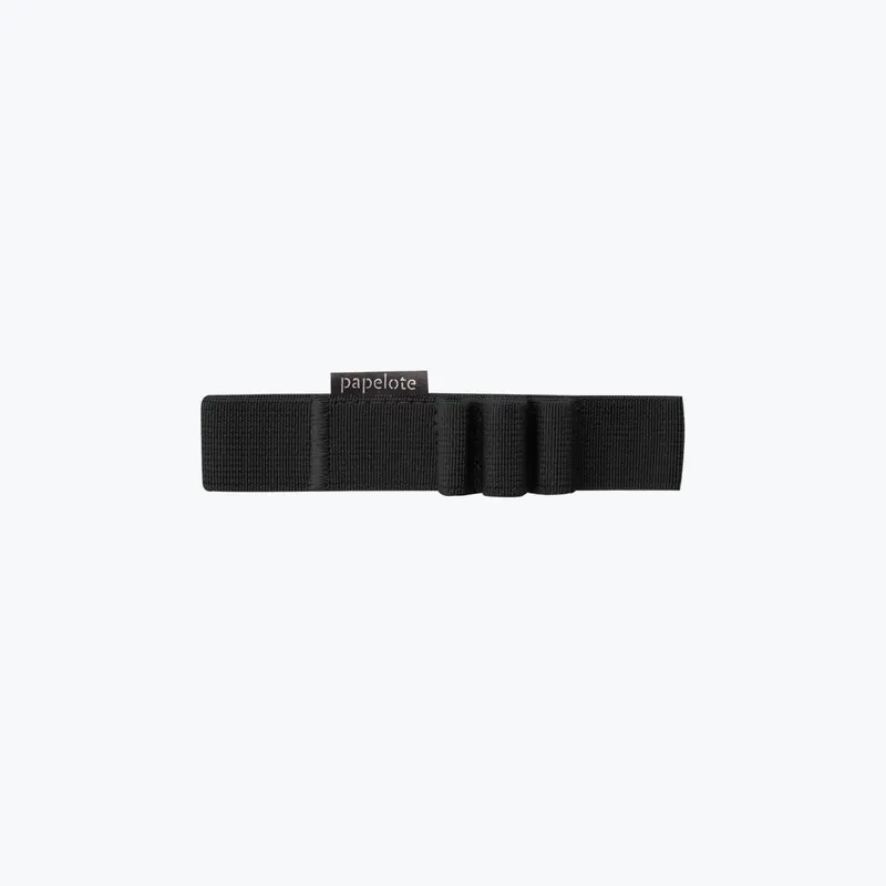 Papelote - Elastic Pen Strap - A6 - Black 1