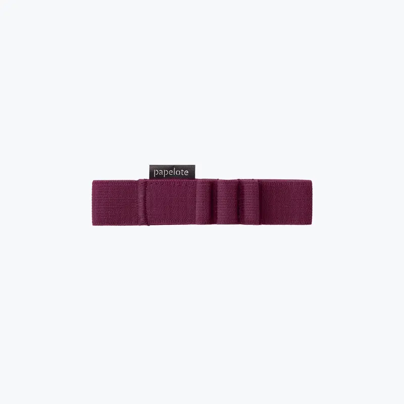 Papelote - Elastic Pen Strap - A6 - Burgundy 1