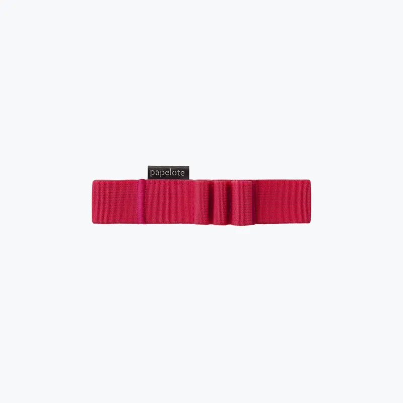 Papelote - Elastic Pen Strap - A6 - Crimson 1