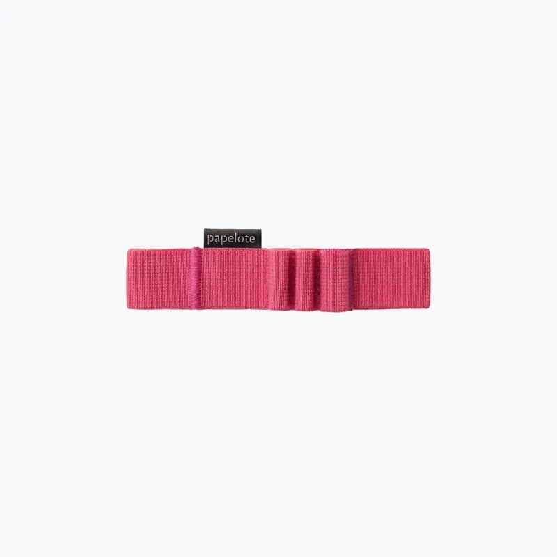 Papelote - Elastic Pen Strap - A6 - Rose Pink 1
