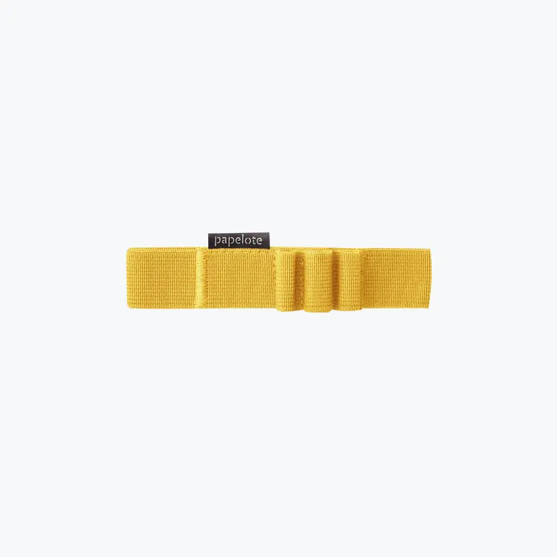Papelote - Elastic Pen Strap - A6 - Yellow 1