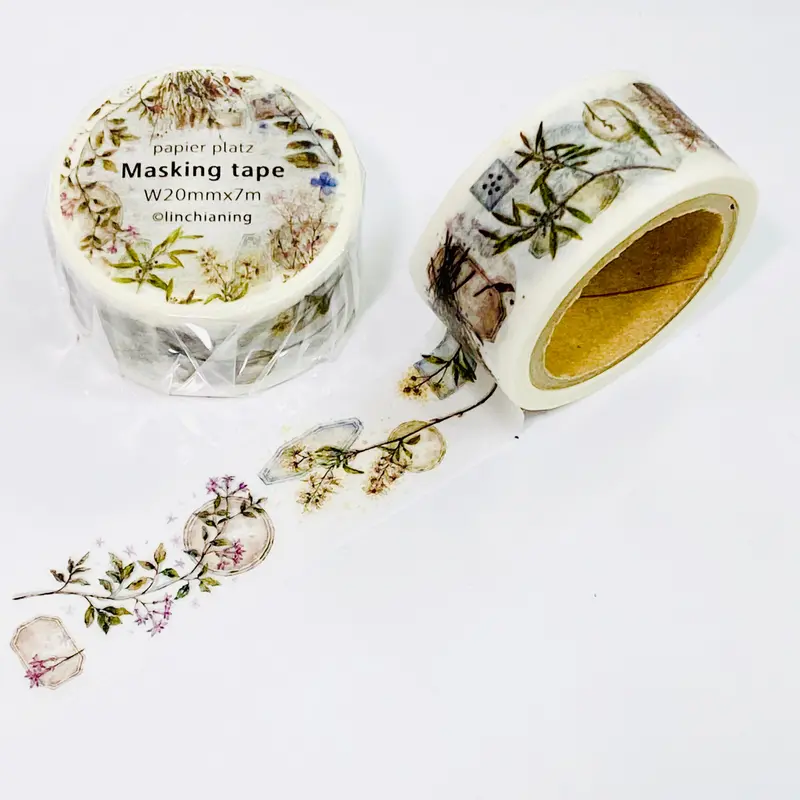 Papier Platz - Washi Tape - Vintage Flower 1
