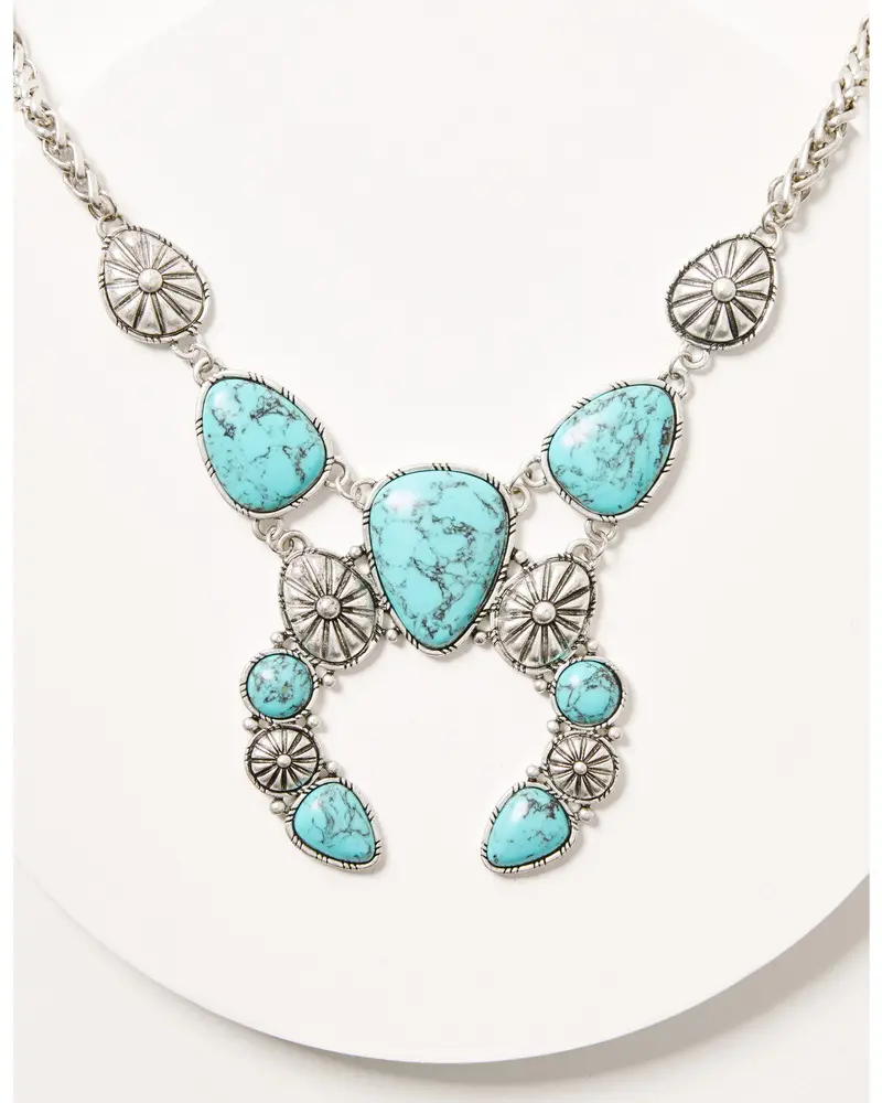 Patomic Statement Squash Blossom Necklace 1