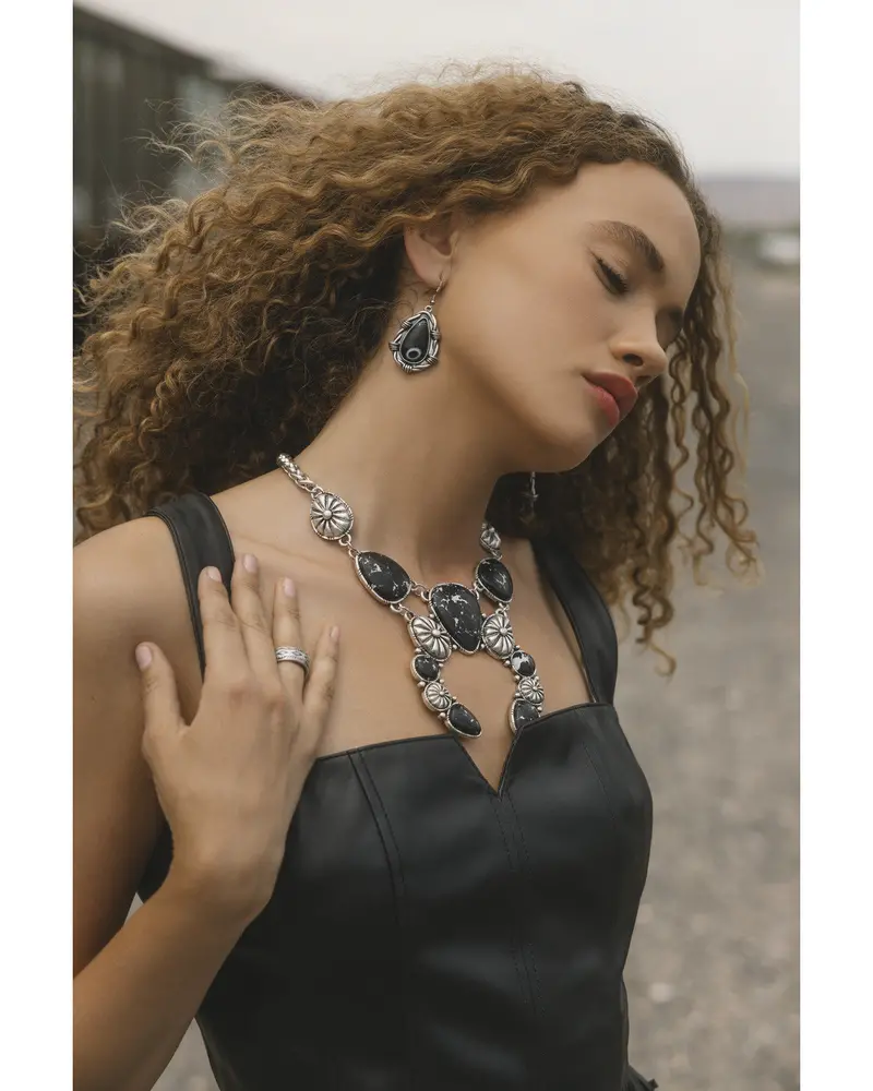 Patomic Statement Squash Blossom Necklace 1