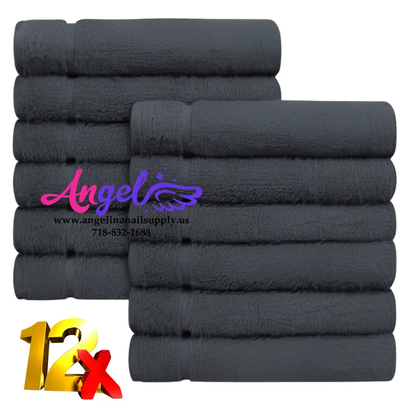 Pedicure Towel - Gray (Box Of 144) 1