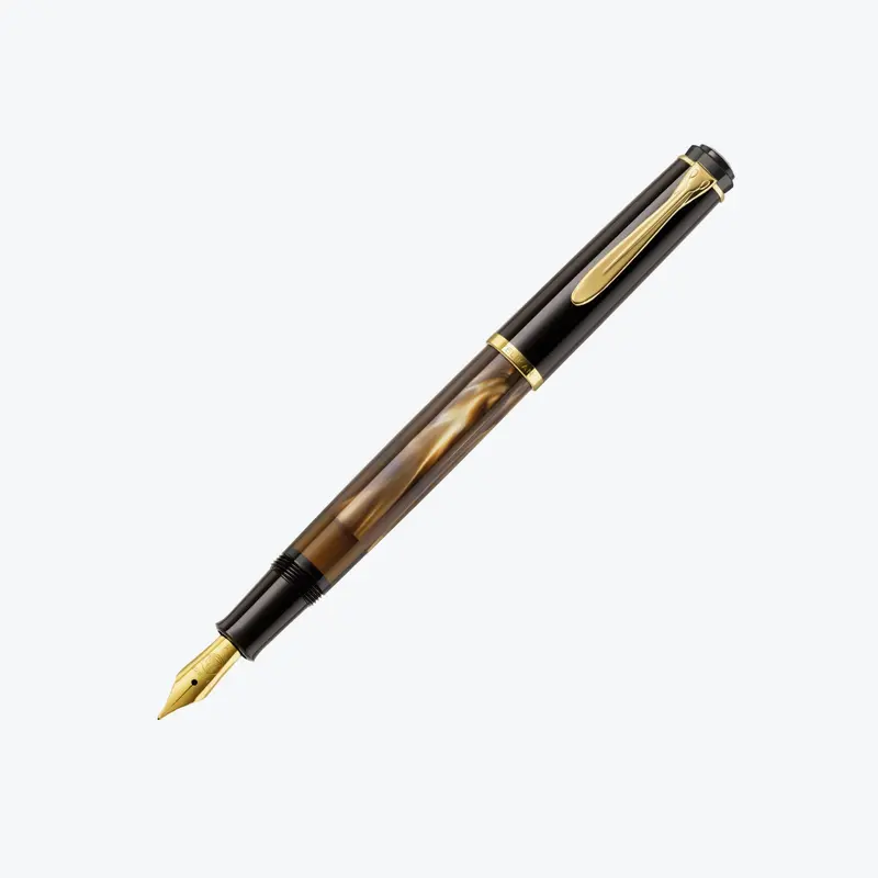 Pelikan - Classic M200 Fountain Pen - Marble Brown 1