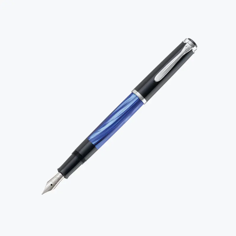Pelikan - Classic M205 Fountain Pen - Marble Blue 1