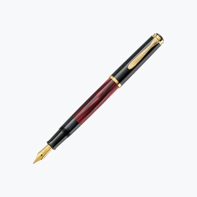 Pelikan - Fountain Pen - Classic M200 - Red Marbled 1