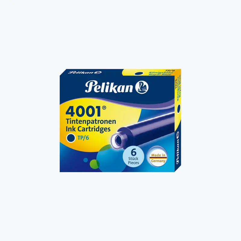 Pelikan - Fountain Pen Ink - Cartridges - 4001 - Royal Blue 1