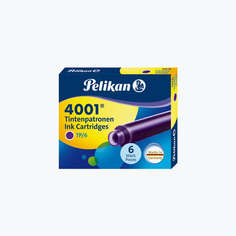 Pelikan - Fountain Pen Ink - Cartridges - 4001 - Violet 1