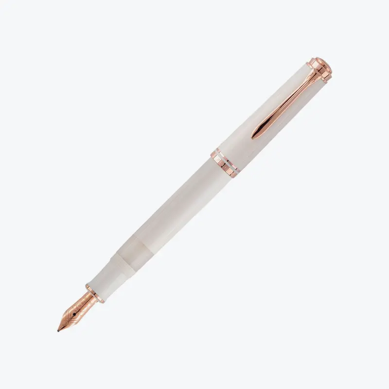 Pelikan - Fountain Pen - Souverän M600 - White & Rose Gold 1