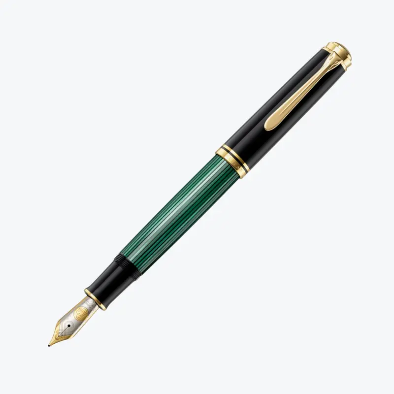 Pelikan - Souverän M1000 Fountain Pen - Black-Green 1