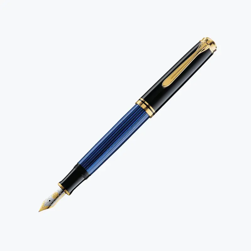 Pelikan - Souverän M600 Fountain Pen - Black-Blue 1