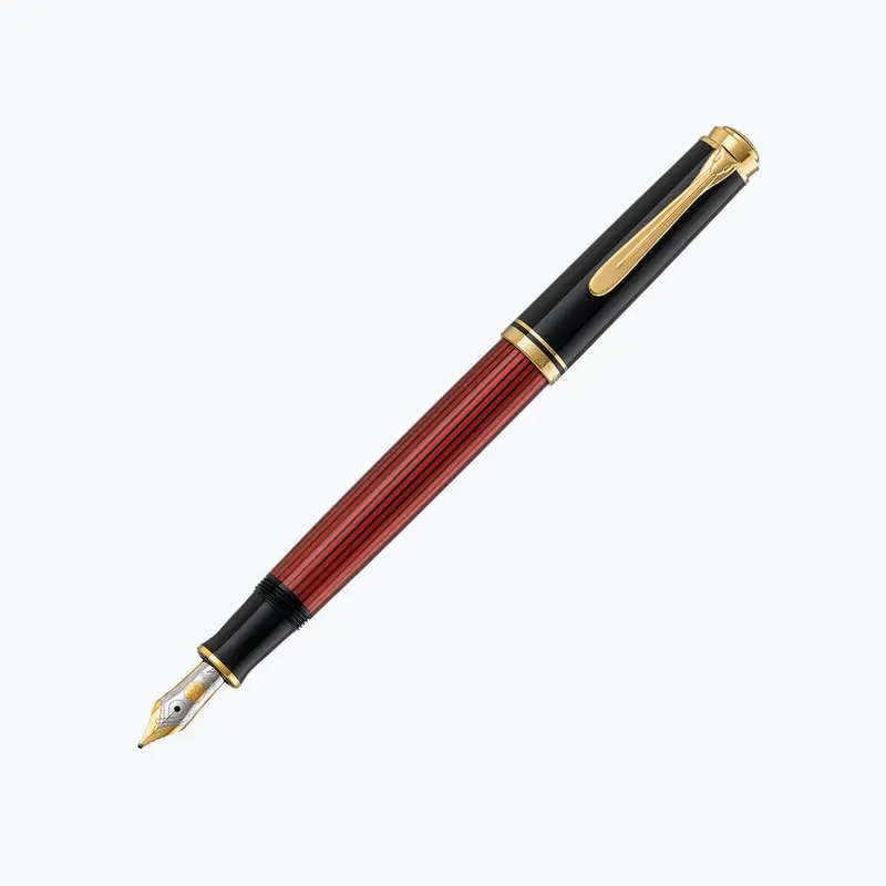 Pelikan - Souverän M600 Fountain Pen - Black-Red 1