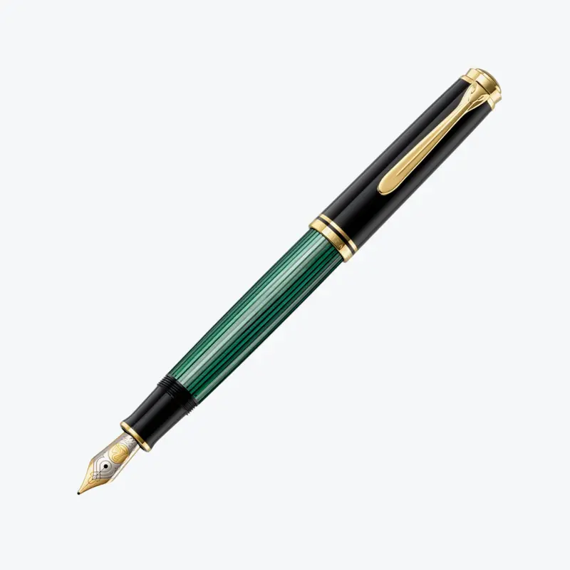 Pelikan - Souverän M800 Fountain Pen - Black-Green 1