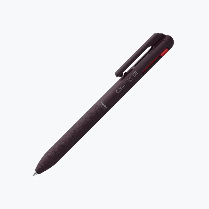 Pentel - Ballpoint Pen - Calme 3 In 1 - Chestnut Purple (Limited Edition Colour) 1