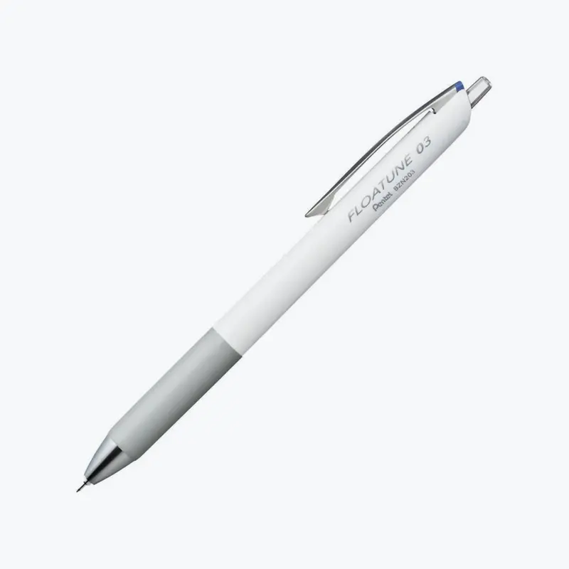 Pentel - Ballpoint Pen - Floatune - White (Blue Ink) 1