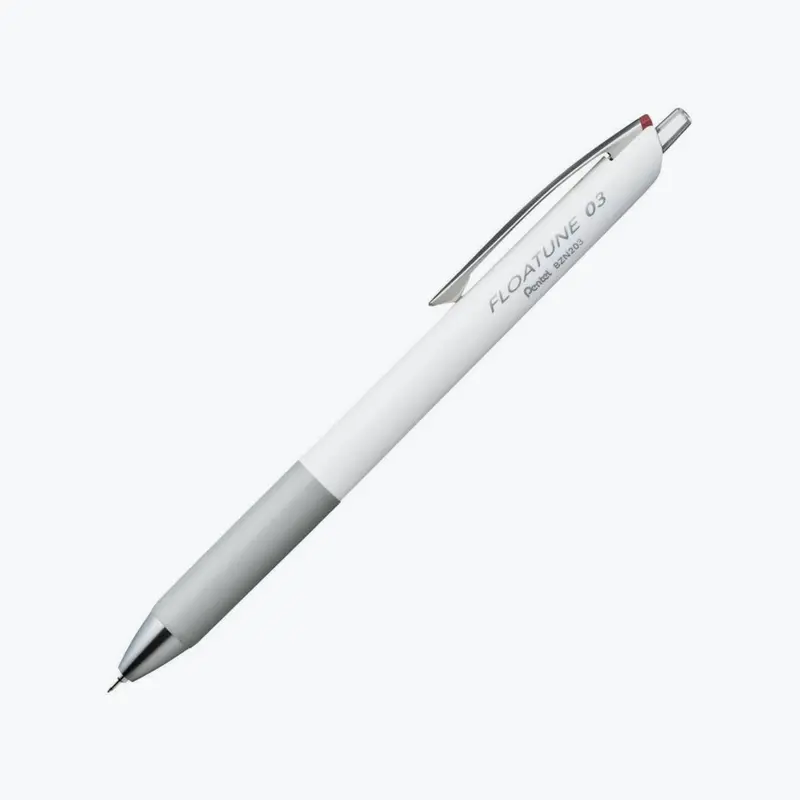 Pentel - Ballpoint Pen - Floatune - White (Red Ink) 1