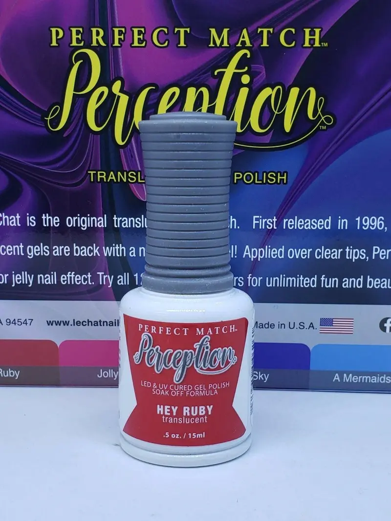 Perception Translucent Gel 08 Red Ruby | Perfect Match 1