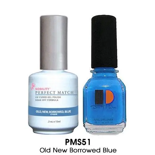 Perfect Match Gel Duo Pms 051 Old, New, Borrowed, Blue 1