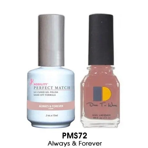 Perfect Match Gel Duo Pms 072 Always & Fovever 1