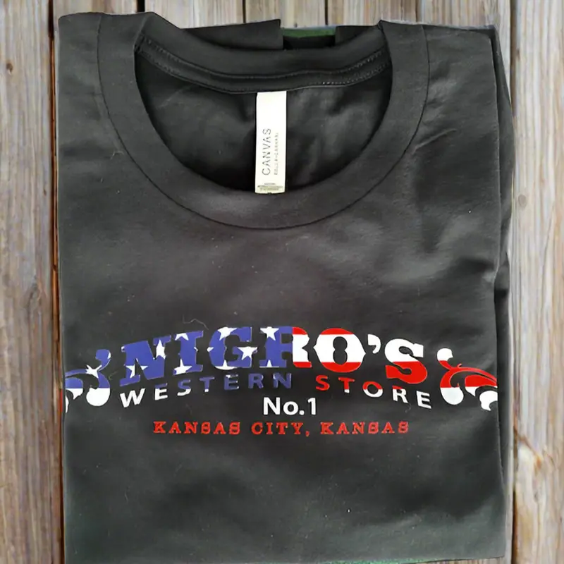 Picks Impressions Nigro's Patriotic Logo T-Shirt 1