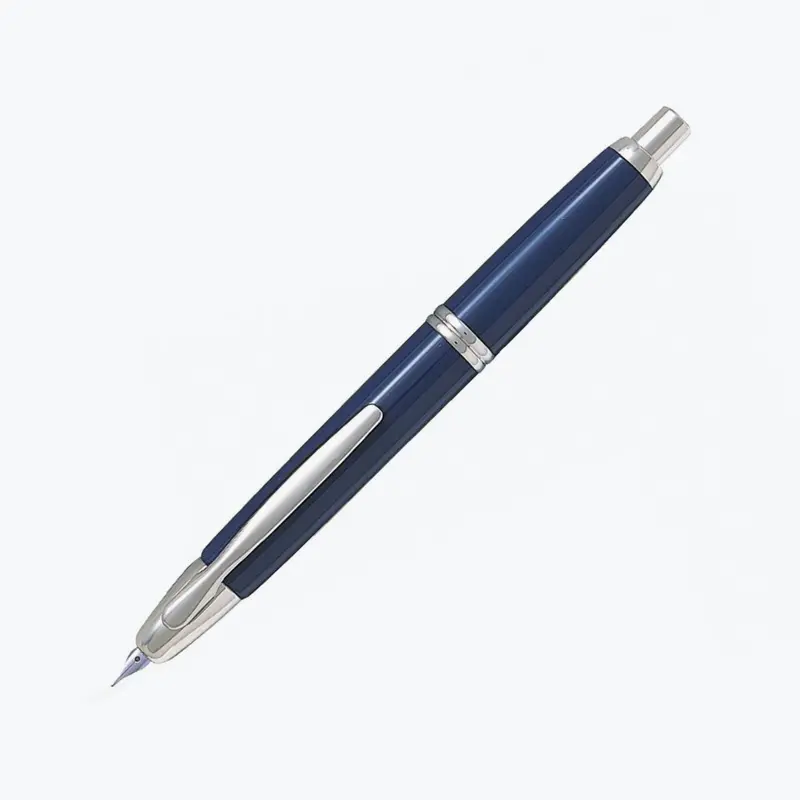 Pilot - Fountain Pen - Capless - Blue (Silver Trim) 1
