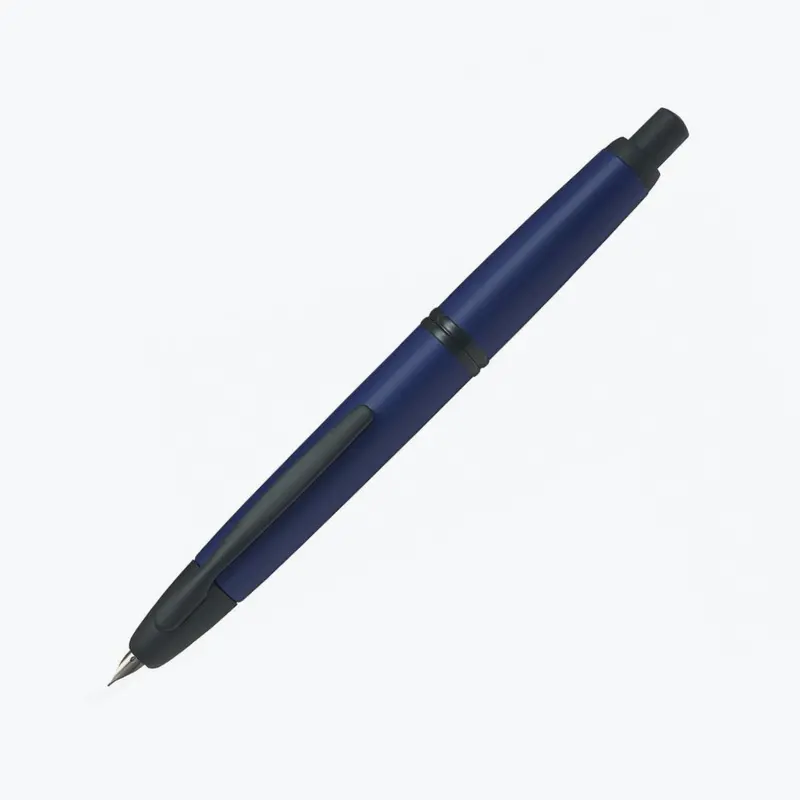 Pilot - Fountain Pen - Capless - Matte Blue (Black Trim) 1