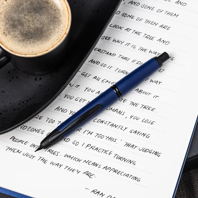Pilot - Fountain Pen - Capless - Matte Blue (Black Trim) 3