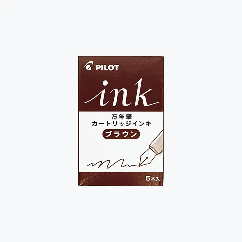 Pilot - Fountain Pen Cartridges - Regular - Brown 1