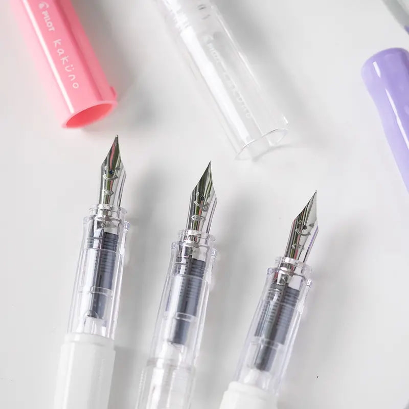 Pilot - Fountain Pen - Kakuno - Soft Yellow 3