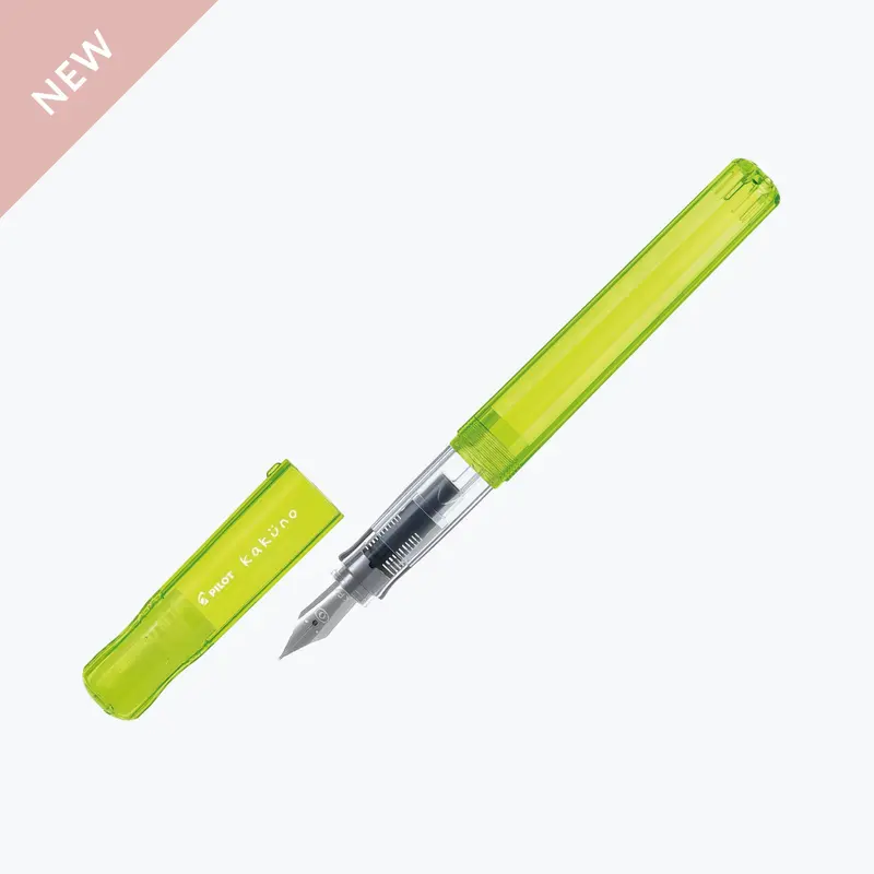 Pilot - Fountain Pen - Kakuno - Transparent Green 1