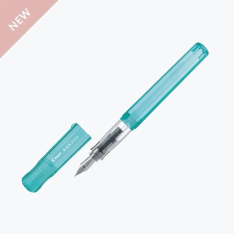Pilot - Fountain Pen - Kakuno - Transparent Turquoise 1