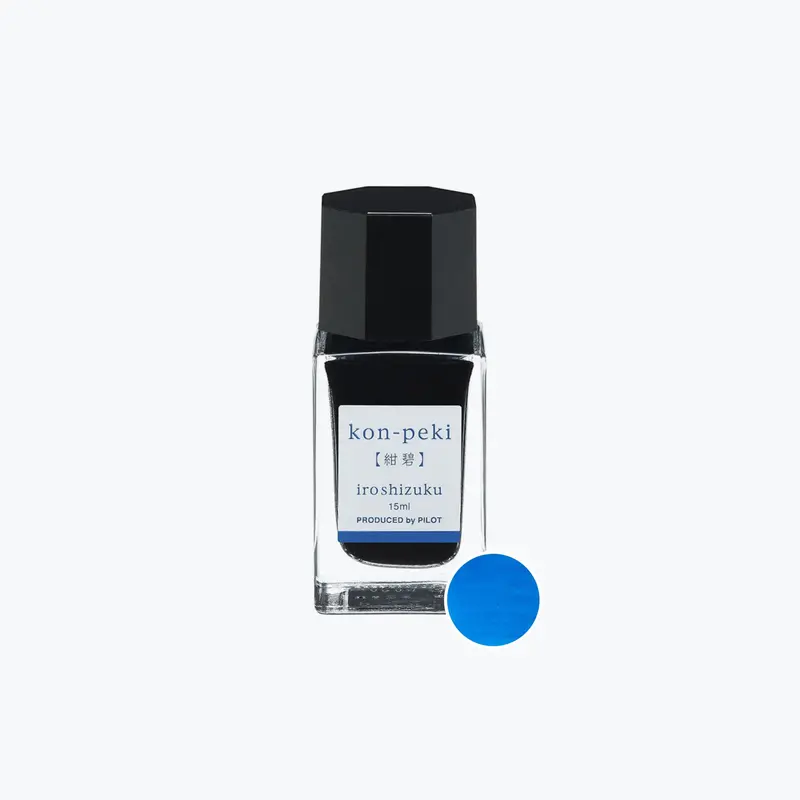 Pilot - Iroshizuku Ink 15Ml - Deep Cerulean Blue (Kon-Peki) 1
