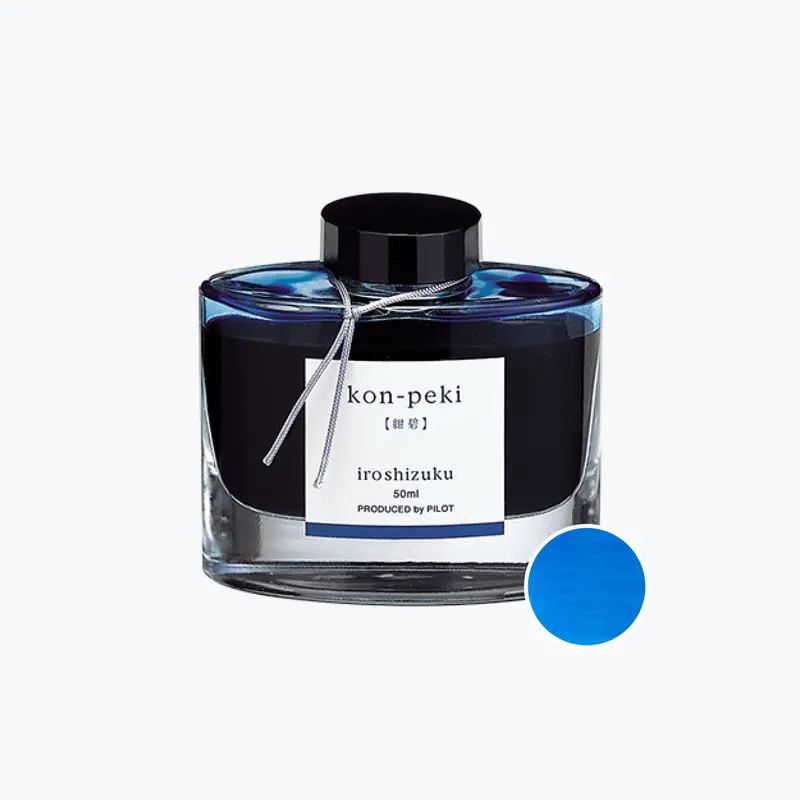 Pilot - Iroshizuku Ink - Deep Cerulean Blue (Kon-Peki) 1