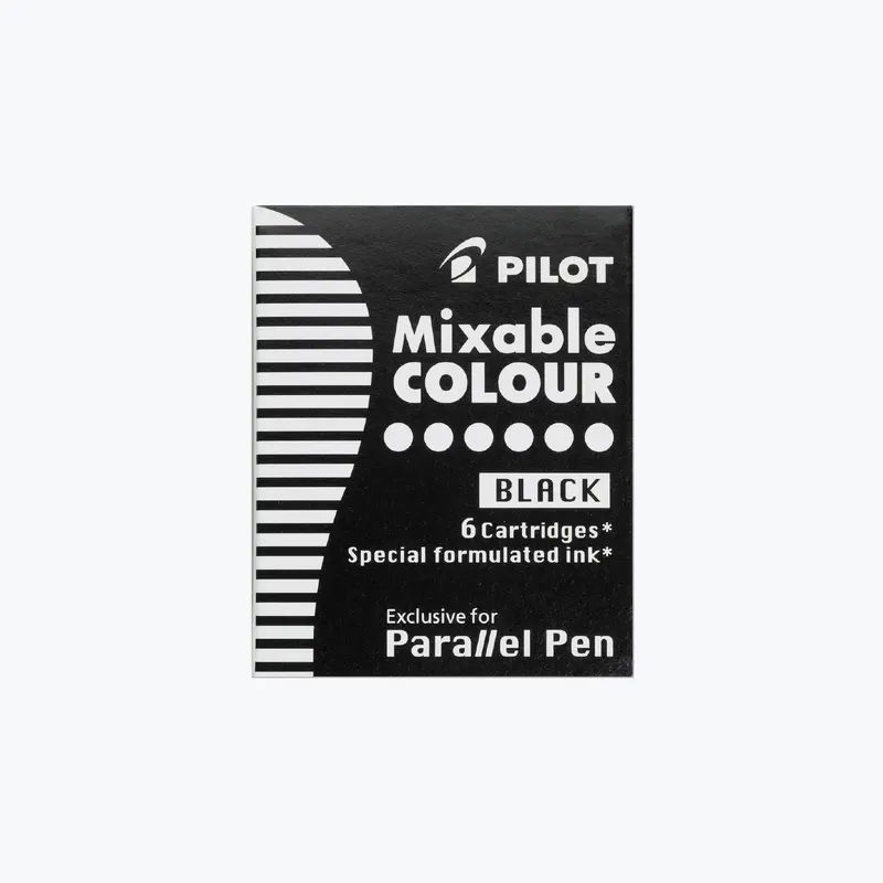 Pilot - Parallel Cartridges - Mixable Colour - Black 1