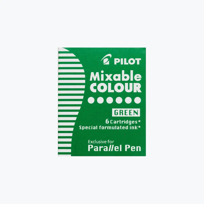 Pilot - Parallel Cartridges - Mixable Colour - Green 1