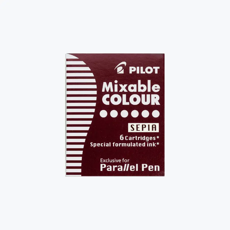 Pilot - Parallel Cartridges - Mixable Colour - Sepia 1