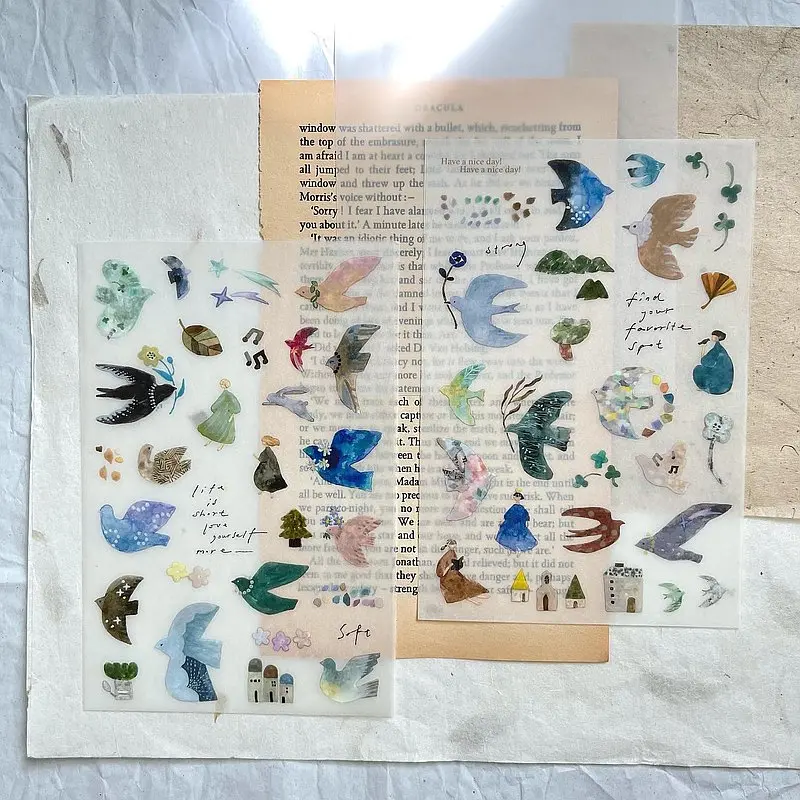 Pion - Planner Sticker - Bird Island 1
