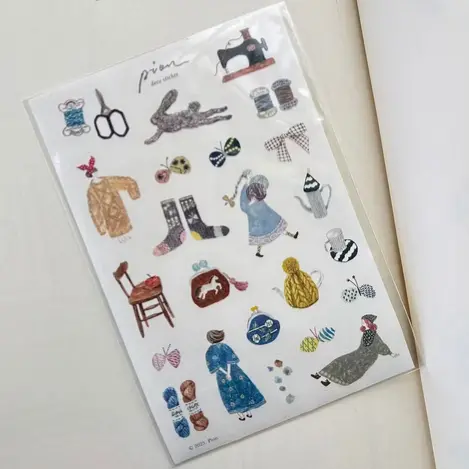 Pion - Planner Sticker - Fabric 1