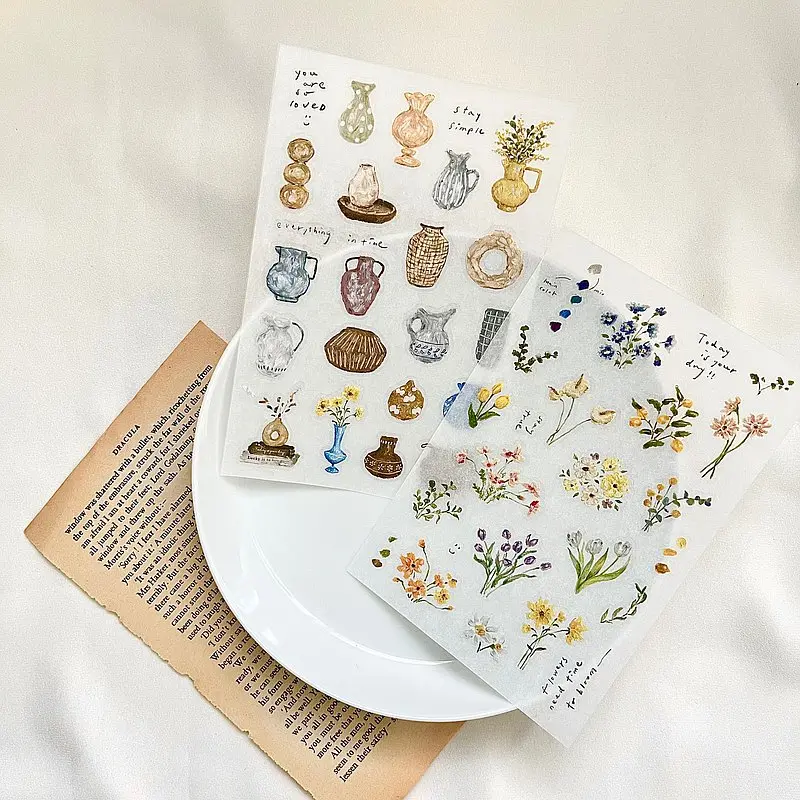 Pion - Planner Sticker - Floral 1