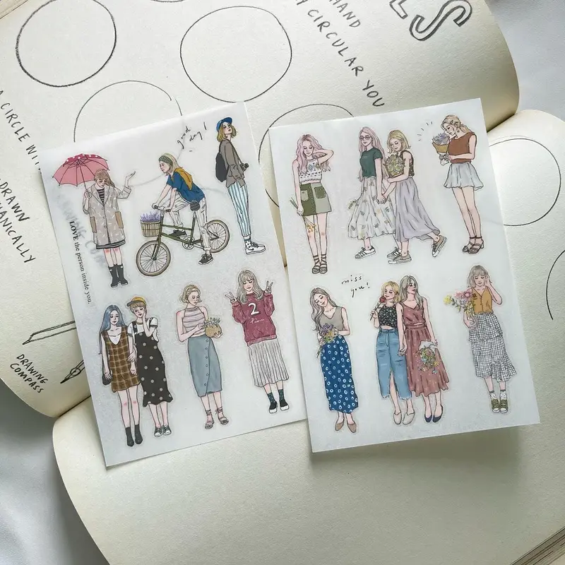 Pion - Planner Sticker - Girls <Outgoing> 1